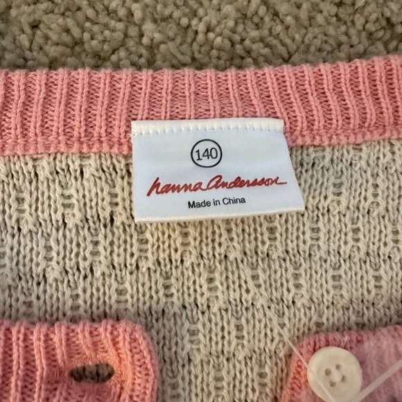 NWT Hanna Anderson Girls Sweater - Picture 3 of 4